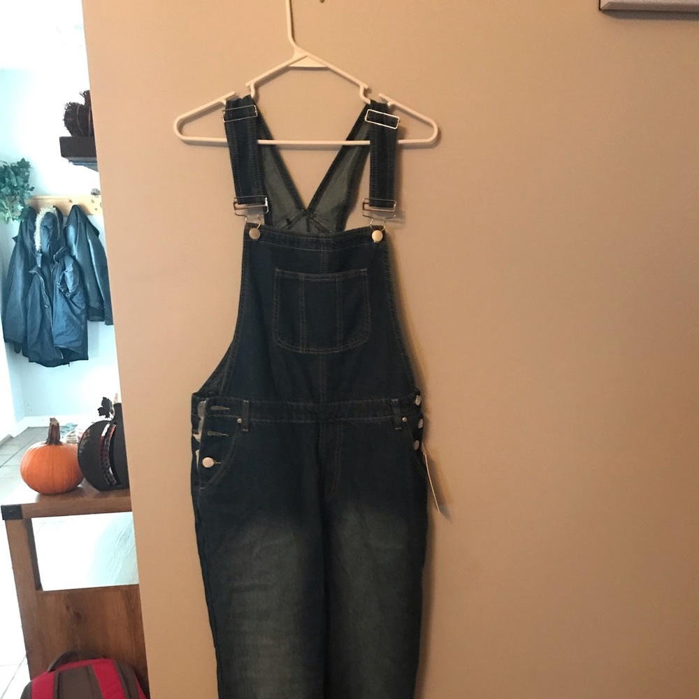 XL juniors skinny overalls